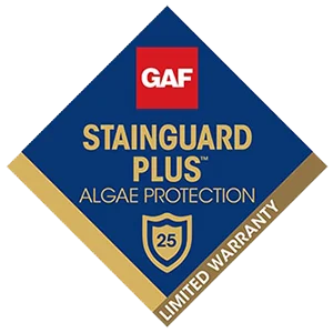 StainGuard Plus Algae Protection Limited Warranty logo
